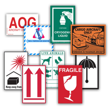 Load image into Gallery viewer, Dangerous (Hazardous) Cargo Labels - 250mm x 250mm
