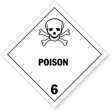 Load image into Gallery viewer, Dangerous (Hazardous) Cargo Labels - 250mm x 250mm
