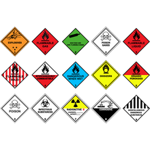 Load image into Gallery viewer, Dangerous (Hazardous) Cargo Labels - 250mm x 250mm
