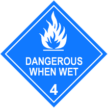 Load image into Gallery viewer, Dangerous (Hazardous) Cargo Labels - 250mm x 250mm
