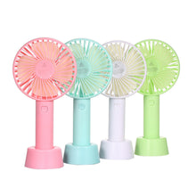 Load image into Gallery viewer, Portable Mini Handheld Fan with Stand
